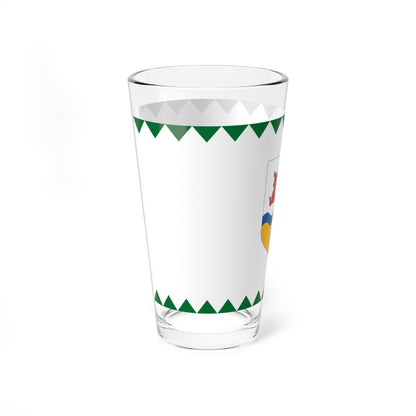 Flag of Ortahaza (Hungary) Pint Glass 16oz