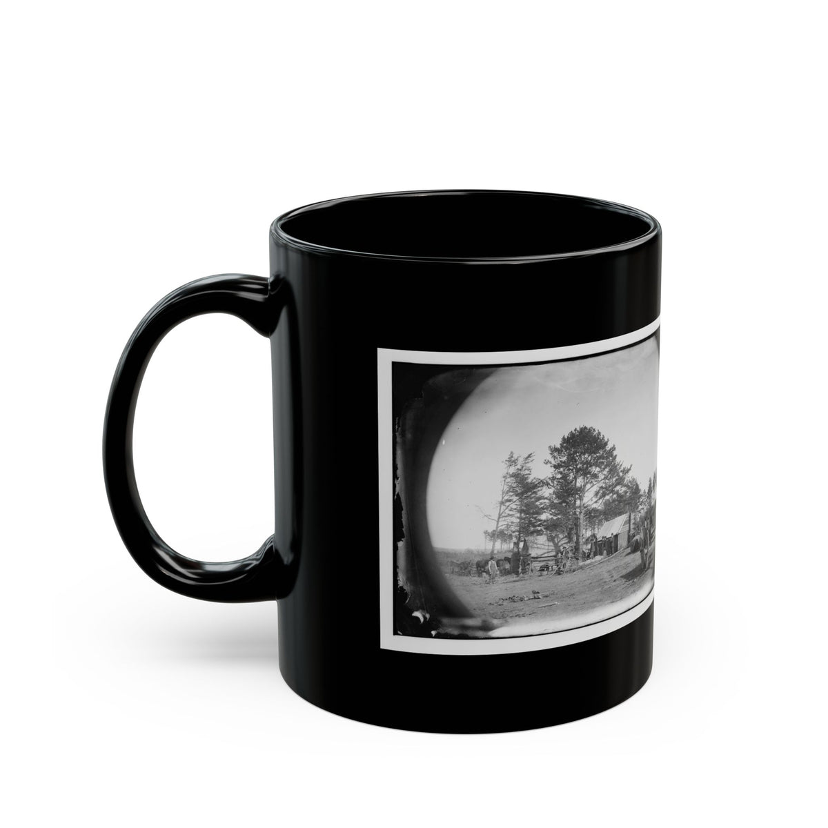 Brandy Station, Virginia. Winter Quarters Of Scouts And Guides. Army Of The Potomac (U.S. Civil War) Black Coffee Mug