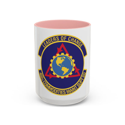 402d Commodities Maintenance Support Squadron (U.S. Air Force) Accent Coffee Mug