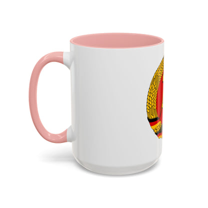 Coat of arms of East Germany - Accent Coffee Mug