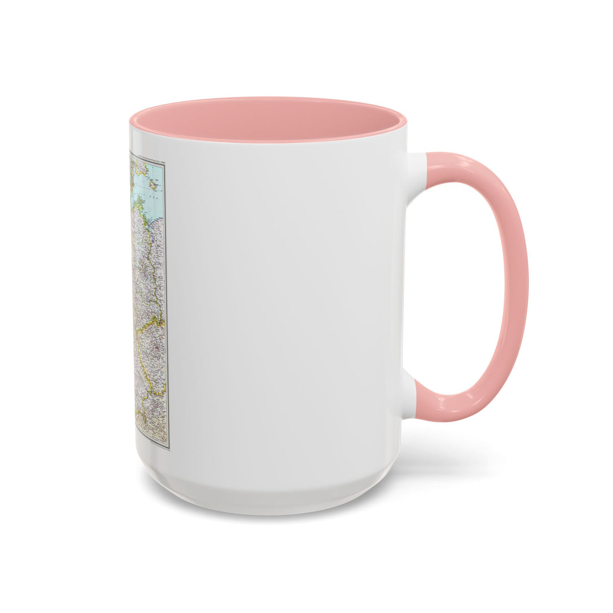 Germany (1991) (Map) Accent Coffee Mug