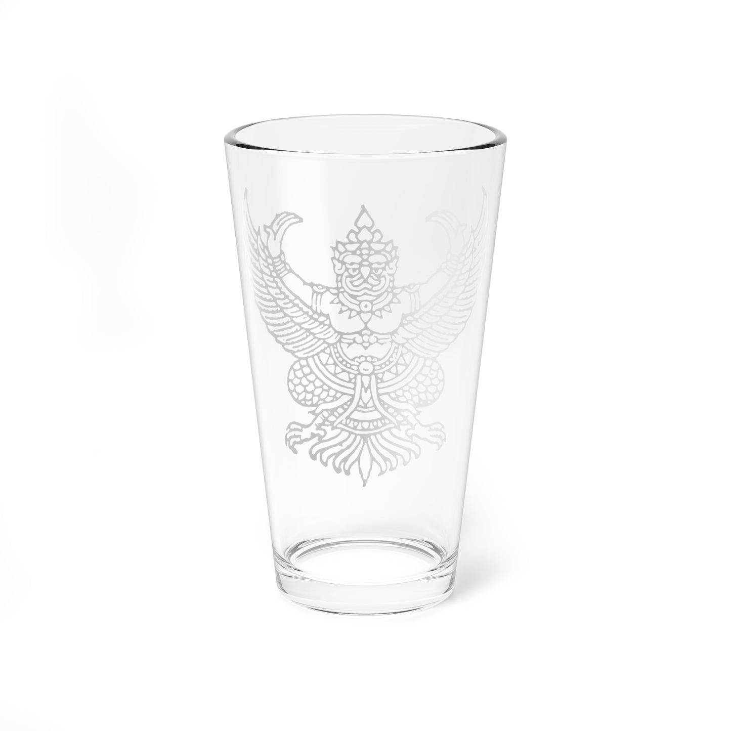 Thai government Garuda emblem Version 2 (Thailand) (Coat of Arms) Pint Glass 16oz