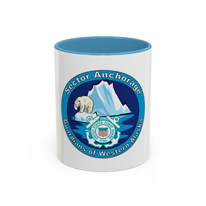 USCG Sector Anchorage (U.S. Coast Guard) Accent Coffee Mug
