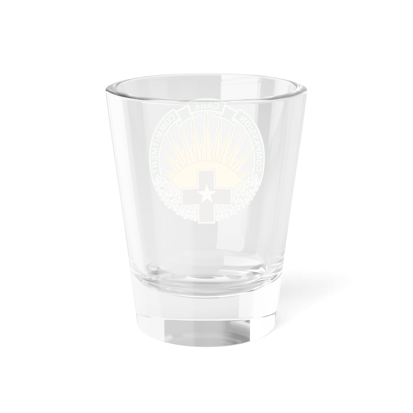 Verre à liqueur du commandement régional de la santé centrale (armée américaine) 1,5 oz