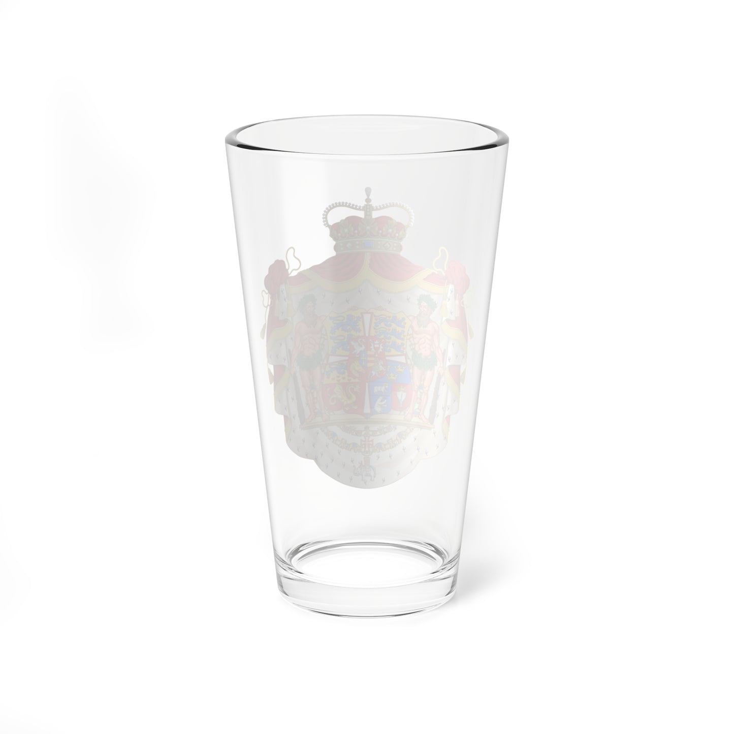 Coat of Arms of Valdemar of Danemark 1819-1903 (Denmark) (Coat of Arms) Pint Glass 16oz