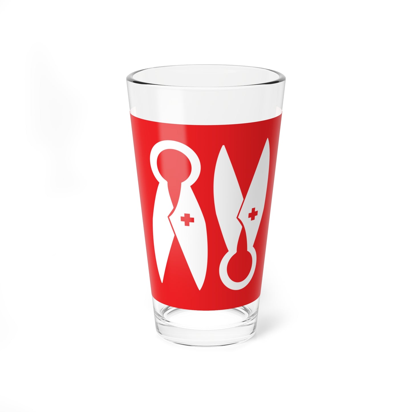 Flag of Boras (Sweden) Pint Glass 16oz