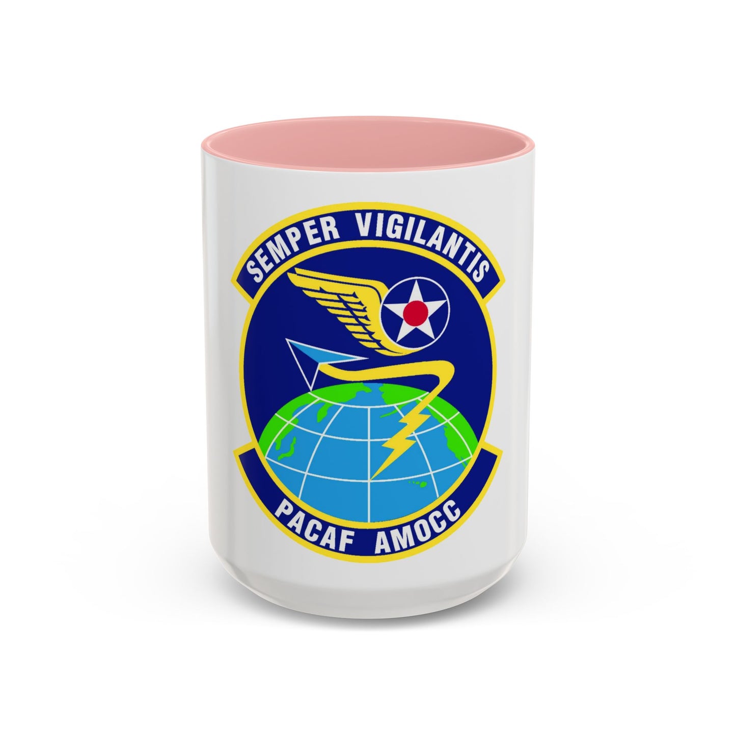 PACAF Air Mobility Operations Control Center (U.S. Air Force) Accent Coffee Mug