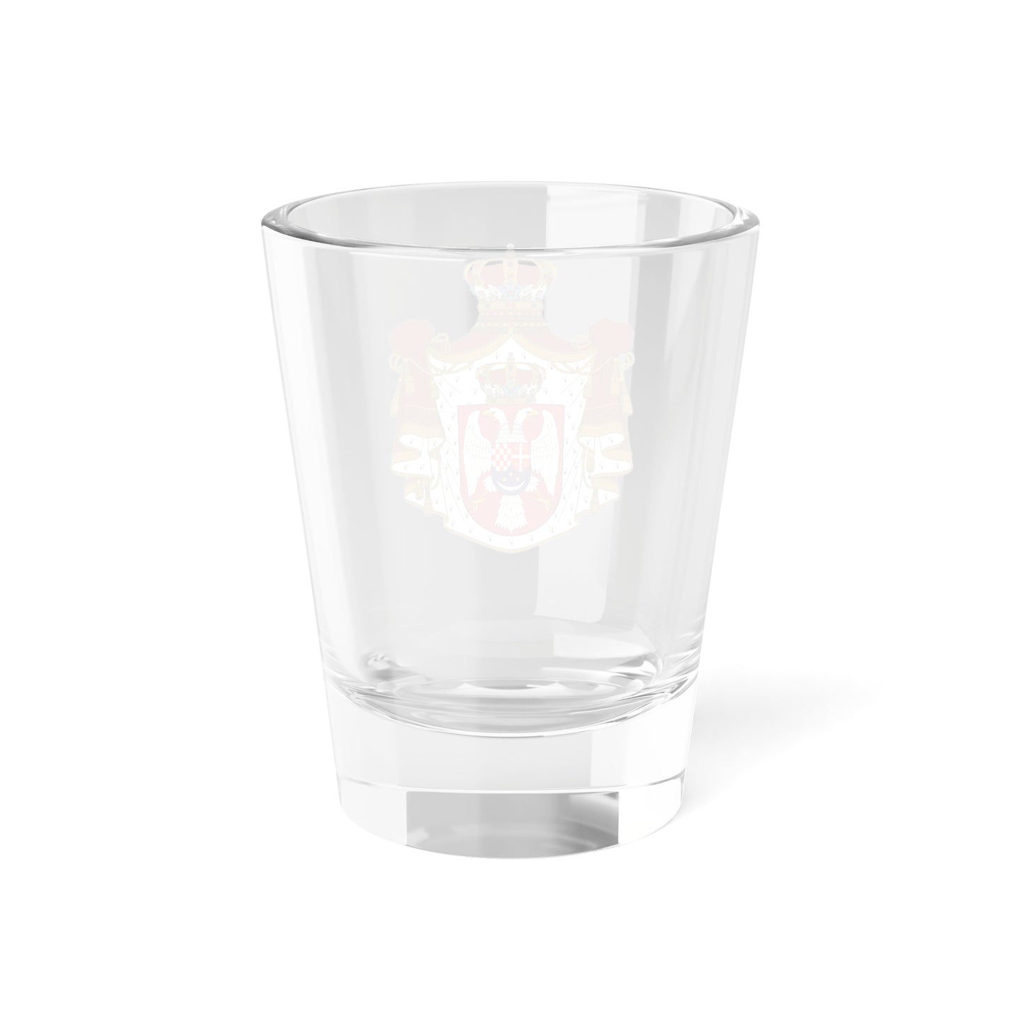 Coat of arms of the Kingdom of Yugoslavia - Shot Glass 1.5oz