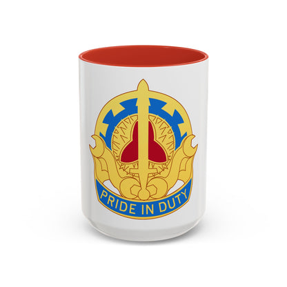 138 Maintenance Battalion (U.S. Army) Accent Coffee Mug