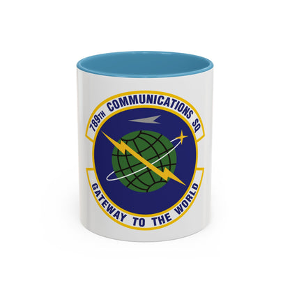 789th Communications Squadron (U.S. Air Force) Accent Coffee Mug