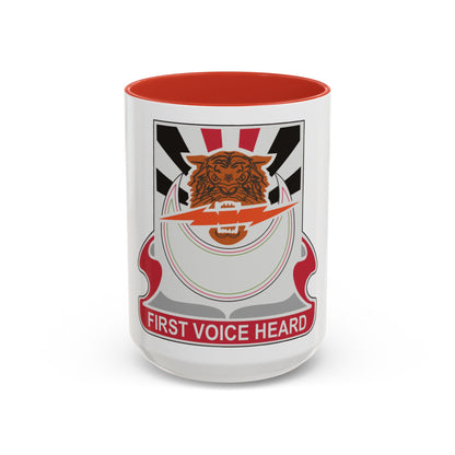 86 Signal Battalion (U.S. Army) Accent Coffee Mug
