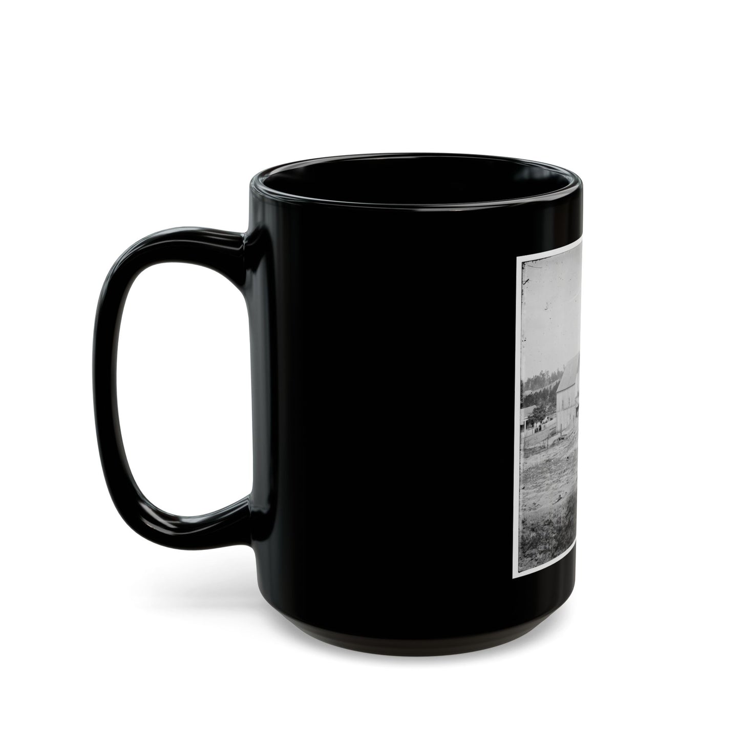 Atlanta, Georgia (Vicinity). Bomb-Proof Shelter (U.S. Civil War) Black Coffee Mug