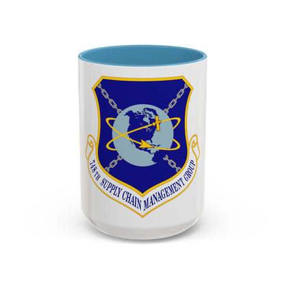 748 Supply Chain Management Group AFMC (U.S. Air Force) Accent Coffee Mug