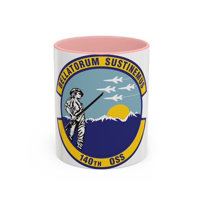 140th Operations Support Squadron (U.S. Air Force) Accent Coffee Mug