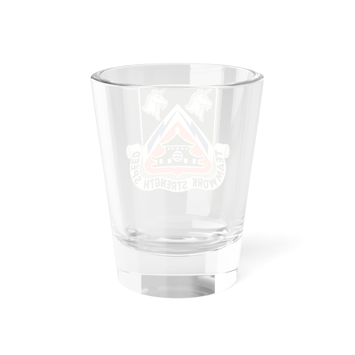 Verre à liqueur du 43e bataillon de transmission (armée américaine) 1,5 oz