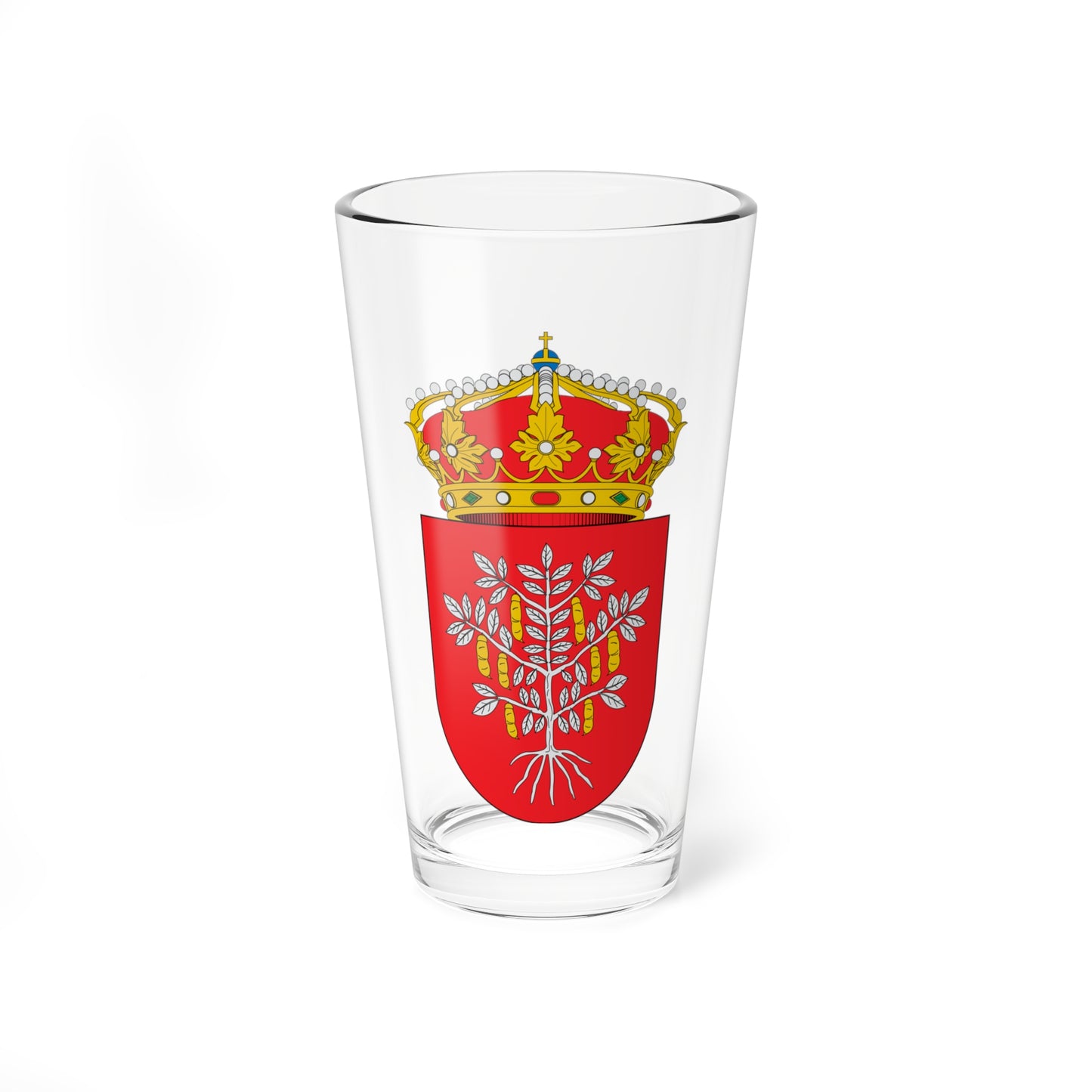 Escudo de Fabara (Spain) (Coat of Arms) Pint Glass 16oz