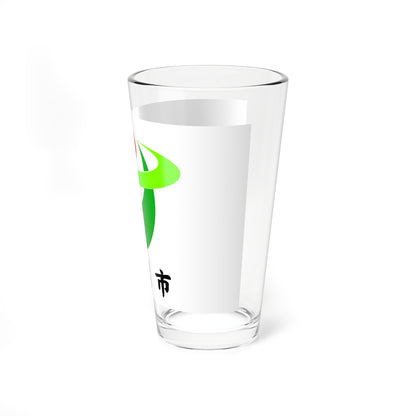 Flag of Hirakawa Aomori (Japan) Pint Glass 16oz