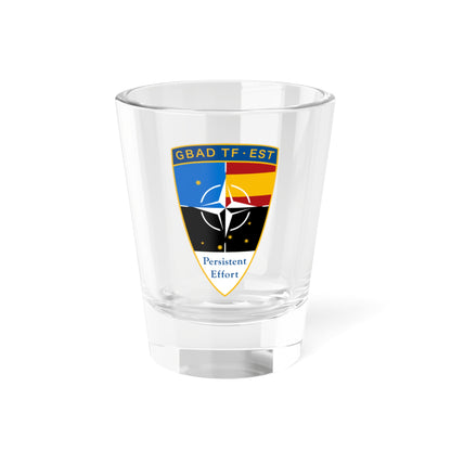 GBAD TF ESTONIA distintivo (Spain) (Coat of Arms) Shot Glass 1.5oz