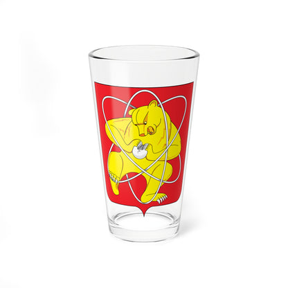 Coat of Arms of Zheleznogorsk (Russia) (Coat of Arms) Pint Glass 16oz