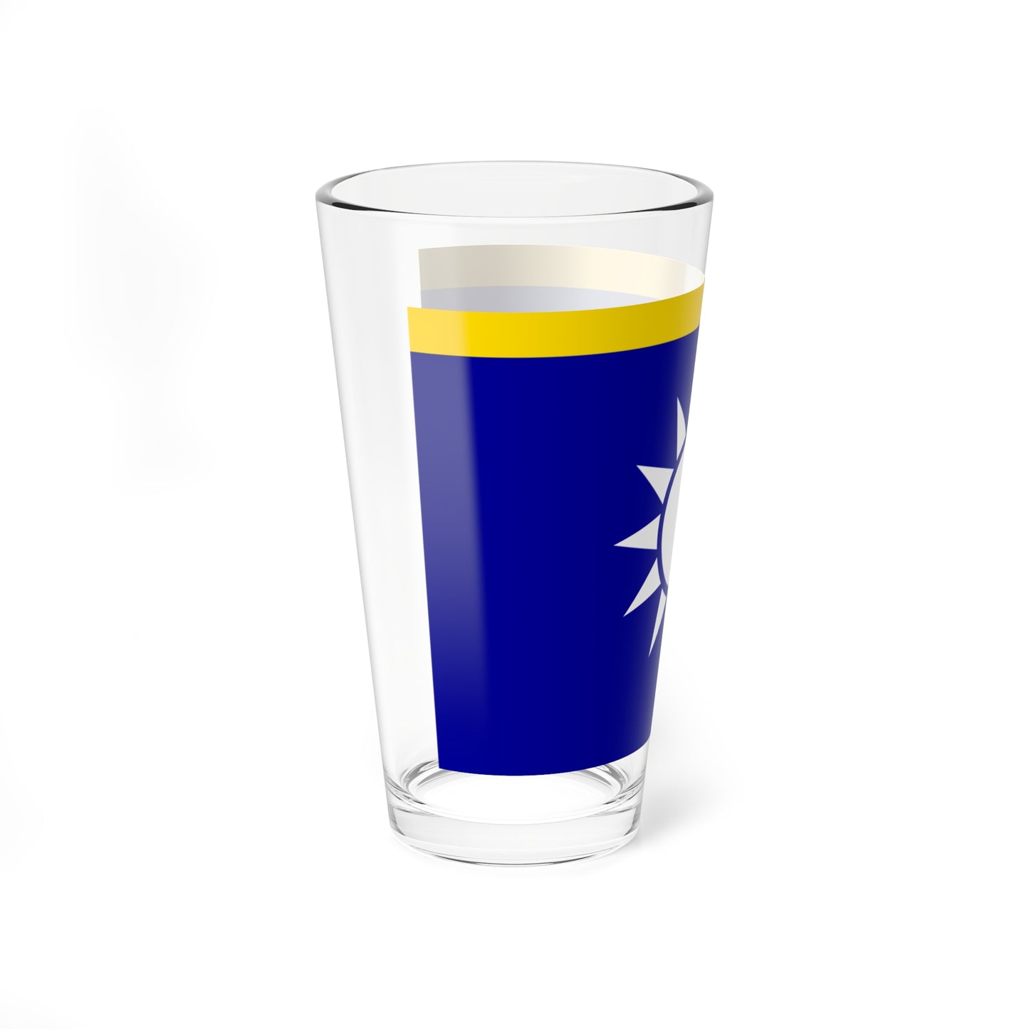 ROCN Senior Admirals Flag (China) Pint Glass 16oz