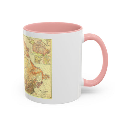 Canada (1936) (Map) Accent Coffee Mug