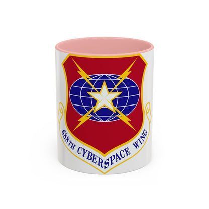 688 Cyberspace Wing ACC (U.S. Air Force) Accent Coffee Mug