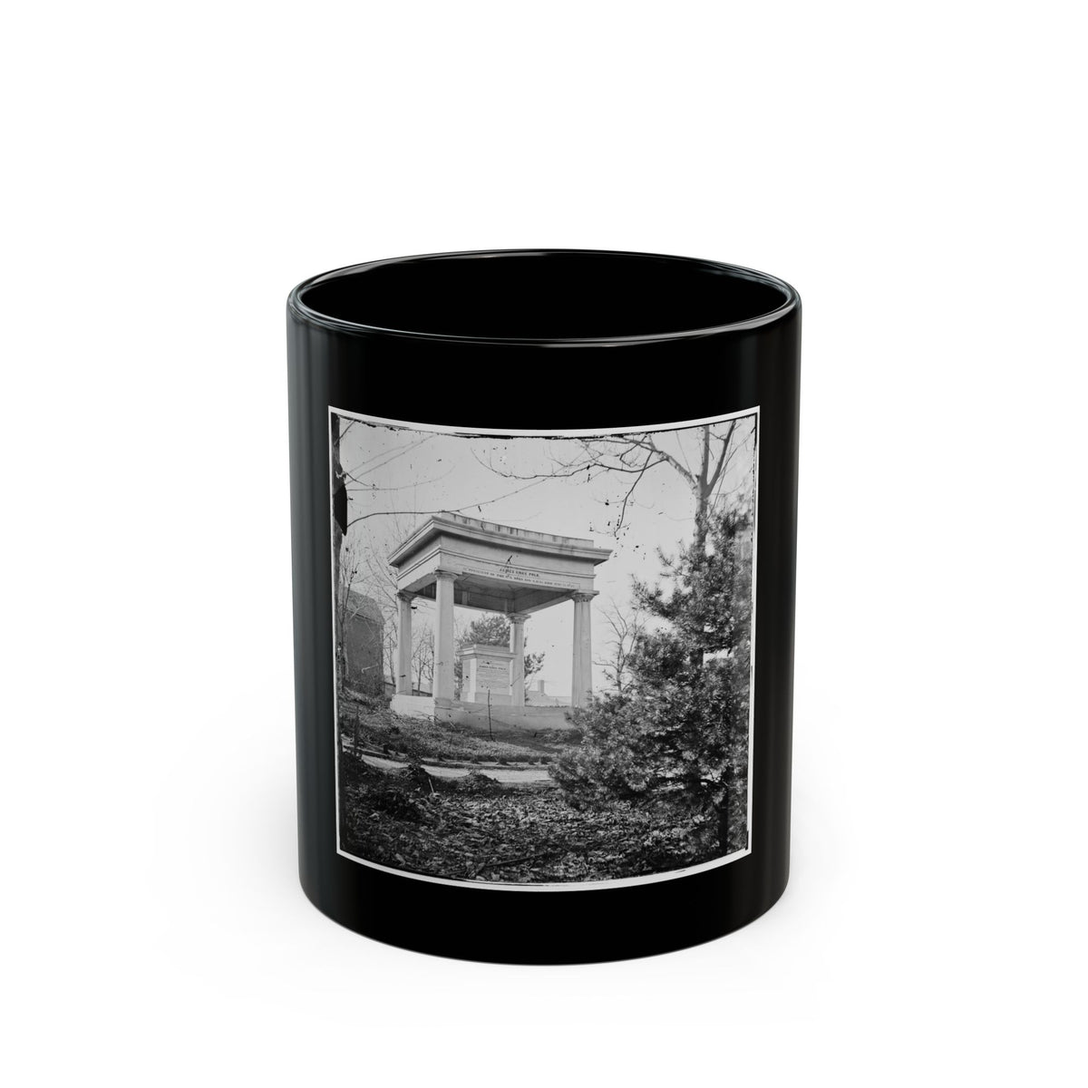 Nashville, Tenn. Tomb Of President James K. Polk (U.S. Civil War) Black Coffee Mug