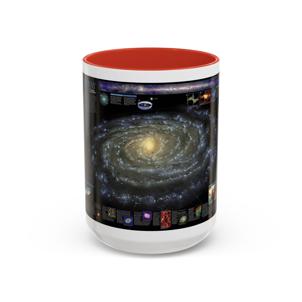 Space - Milky Way (2002) (Map) Accent Coffee Mug