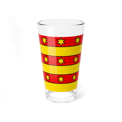 CHE Bezirk Rheinfelden Flag (Switzerland) Pint Glass 16oz