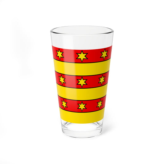 CHE Bezirk Rheinfelden Flag (Switzerland) Pint Glass 16oz