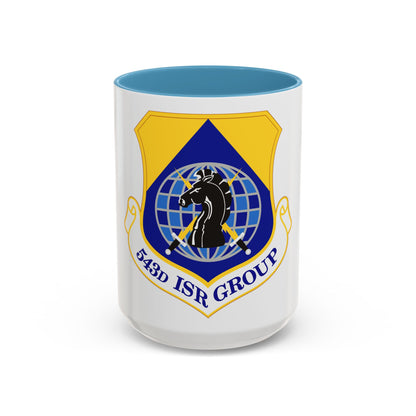 543 Intelligence Surveillance and Reconnaissance Group AFISRA (U.S. Air Force) Accent Coffee Mug