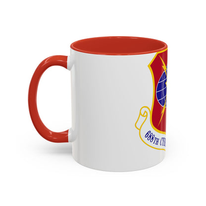 688 Cyberspace Wing ACC (U.S. Air Force) Accent Coffee Mug