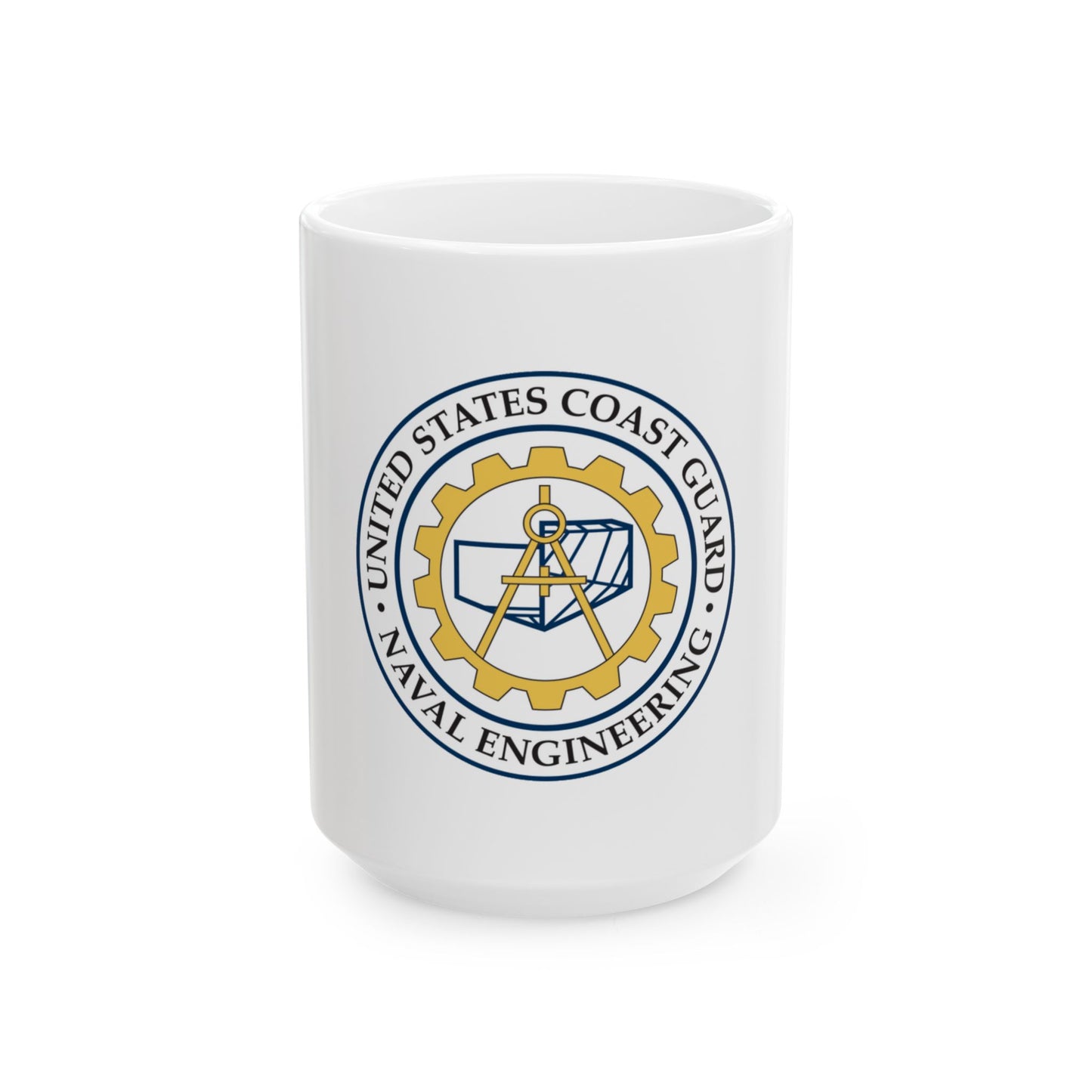USCG Naval Engineering (U.S. Coast Guard) White Coffee Mug