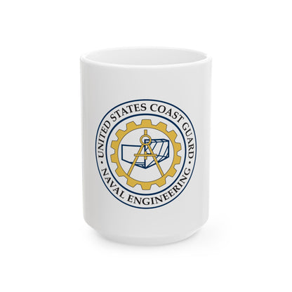 USCG Naval Engineering (U.S. Coast Guard) White Coffee Mug