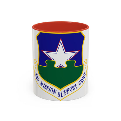 802nd Mission Support Group (U.S. Air Force) Accent Coffee Mug