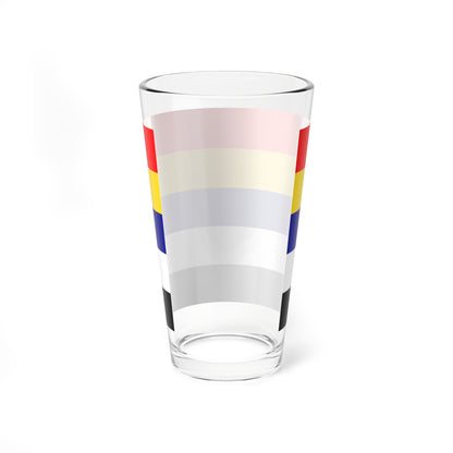 Primera bandera de la República de China (China) Pint Glass 16oz