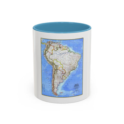 South America (1972) (Map) Accent Coffee Mug