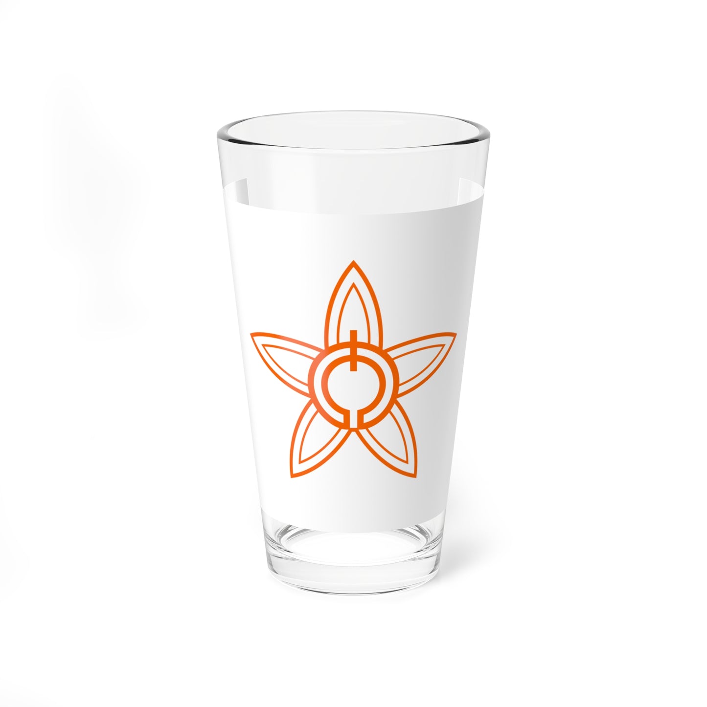 Flag of Nakajima Ehime 1959-2005 (Japan) Pint Glass 16oz