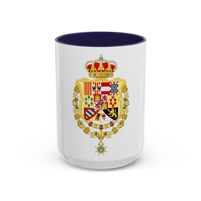 Royal Greater Coat of Arms of Spain (1761-1868 and 1874-1931) - Accent Coffee Mug