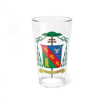Escudo de Francisco Javier Lozano Sebastián (Spain) (Coat of Arms) Pint Glass 16oz