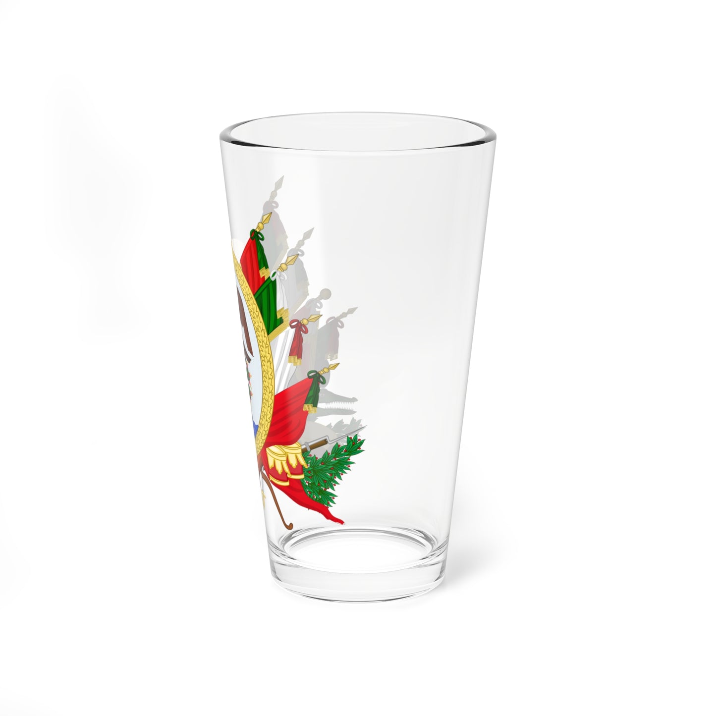 Sello de Gobierno del Primer Imperio Mexicano (Mexico) (Coat of Arms) Pint Glass 16oz