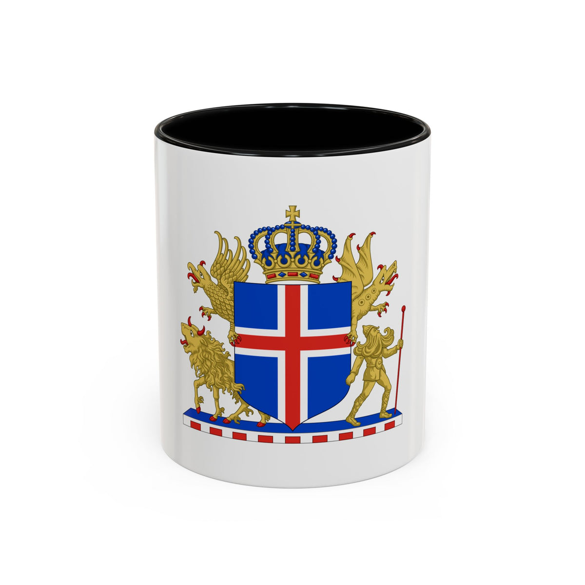 Kingdom of Iceland Coat of Arms - Accent Coffee Mug