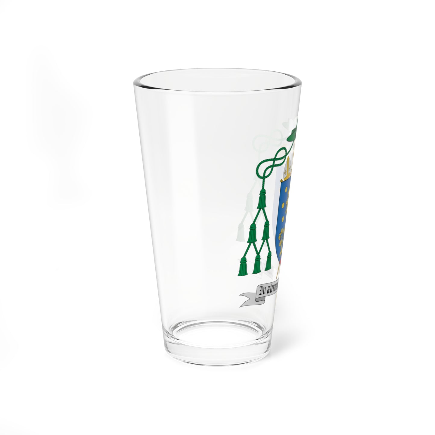 Escudo de Javier Vilanova Pellisa (Spain) (Coat of Arms) Pint Glass 16oz