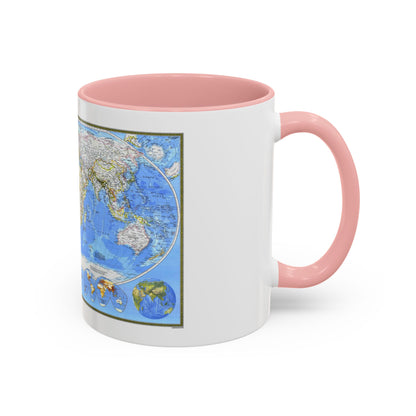 World Map (1988) (Map) Accent Coffee Mug