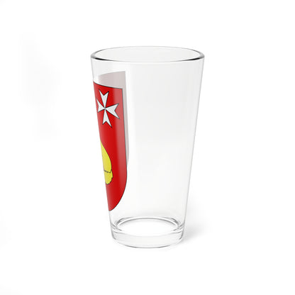 Villarsel-sur-Marly-coat of arms (Switzerland) (Coat of Arms) Pint Glass 16oz