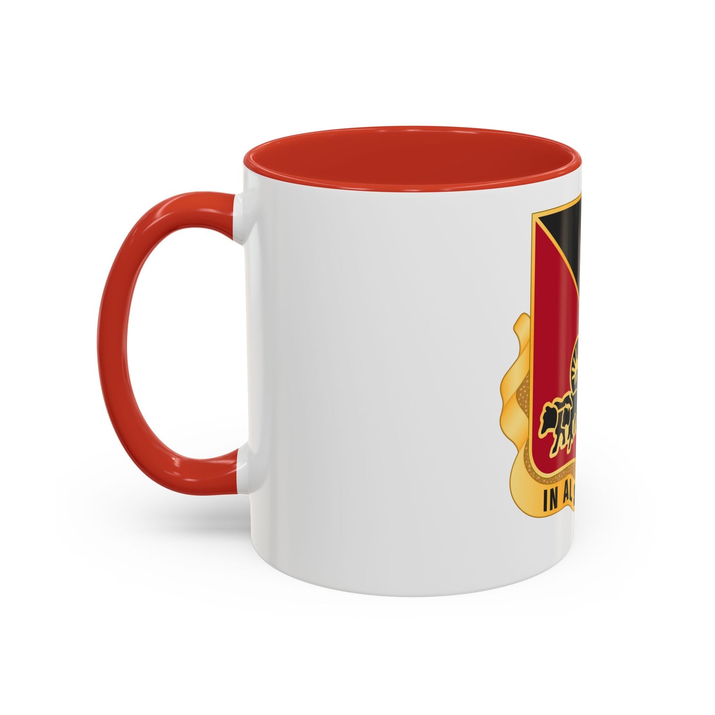 128 Engineer Battalion Nebraska National Guard (U.S. Army) Accent Coffee Mug