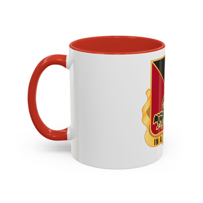 128 Engineer Battalion Nebraska National Guard (U.S. Army) Accent Coffee Mug