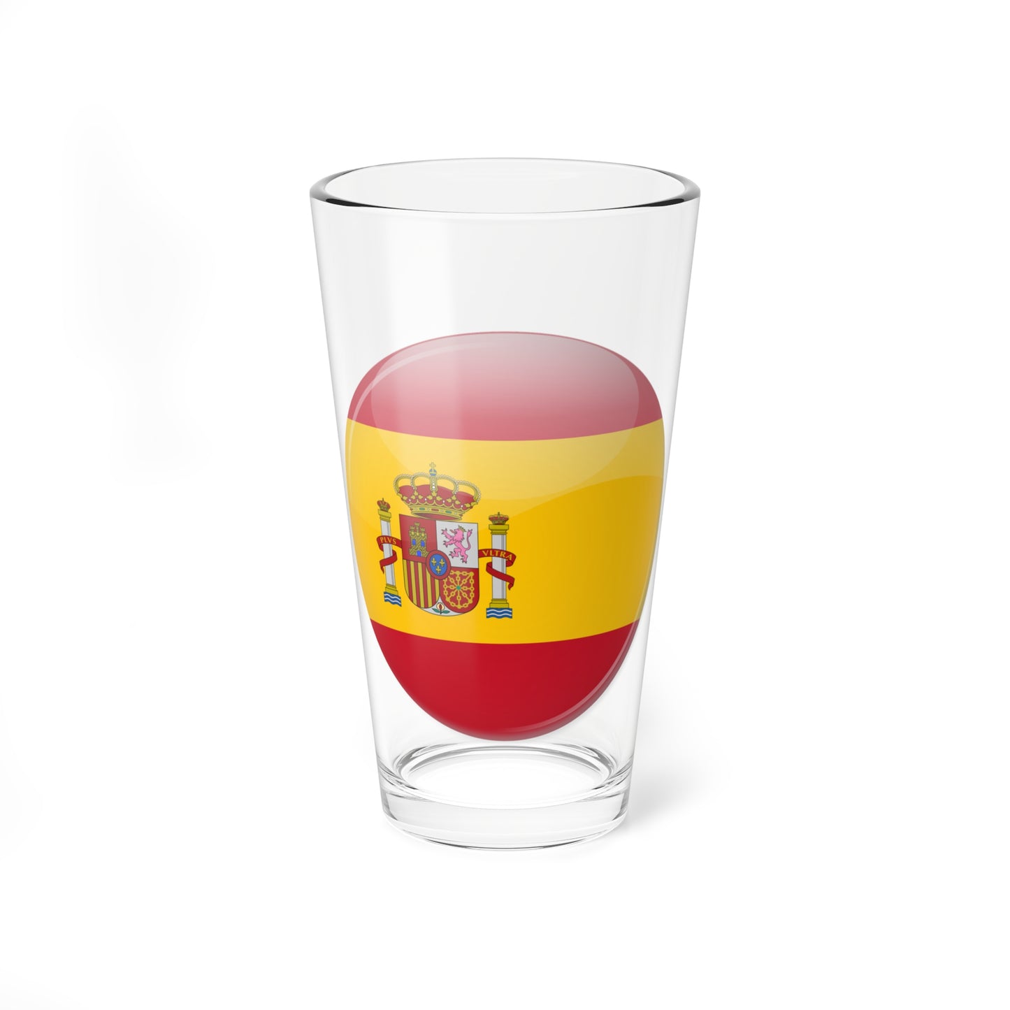 Spain flag icon (Spain) Pint Glass 16oz
