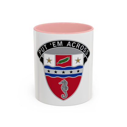 1st Engineer Brigade (U.S. Army) Accent Coffee Mug