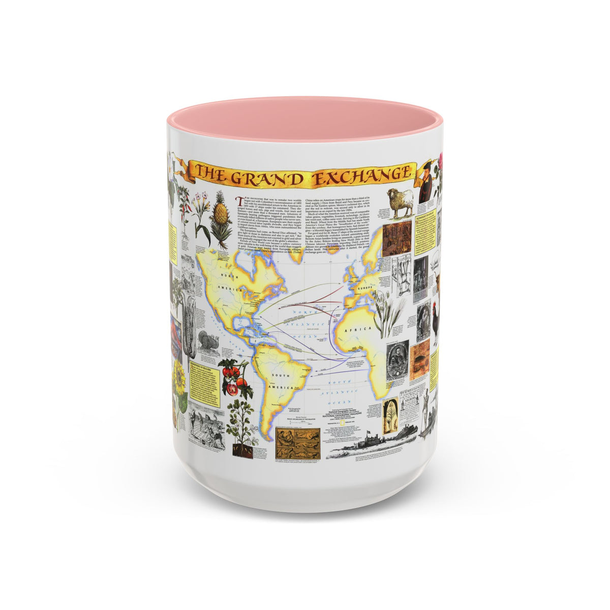 The Grand Exchange (1992) (Map) Accent Coffee Mug